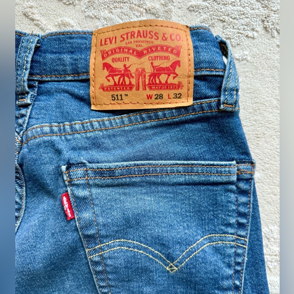 Levi's 511 Blue Denim Jeans Men W28 L32